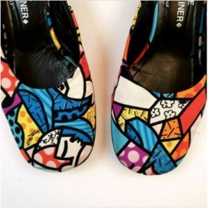 Donald J Pliner Multicolor Slip Ons